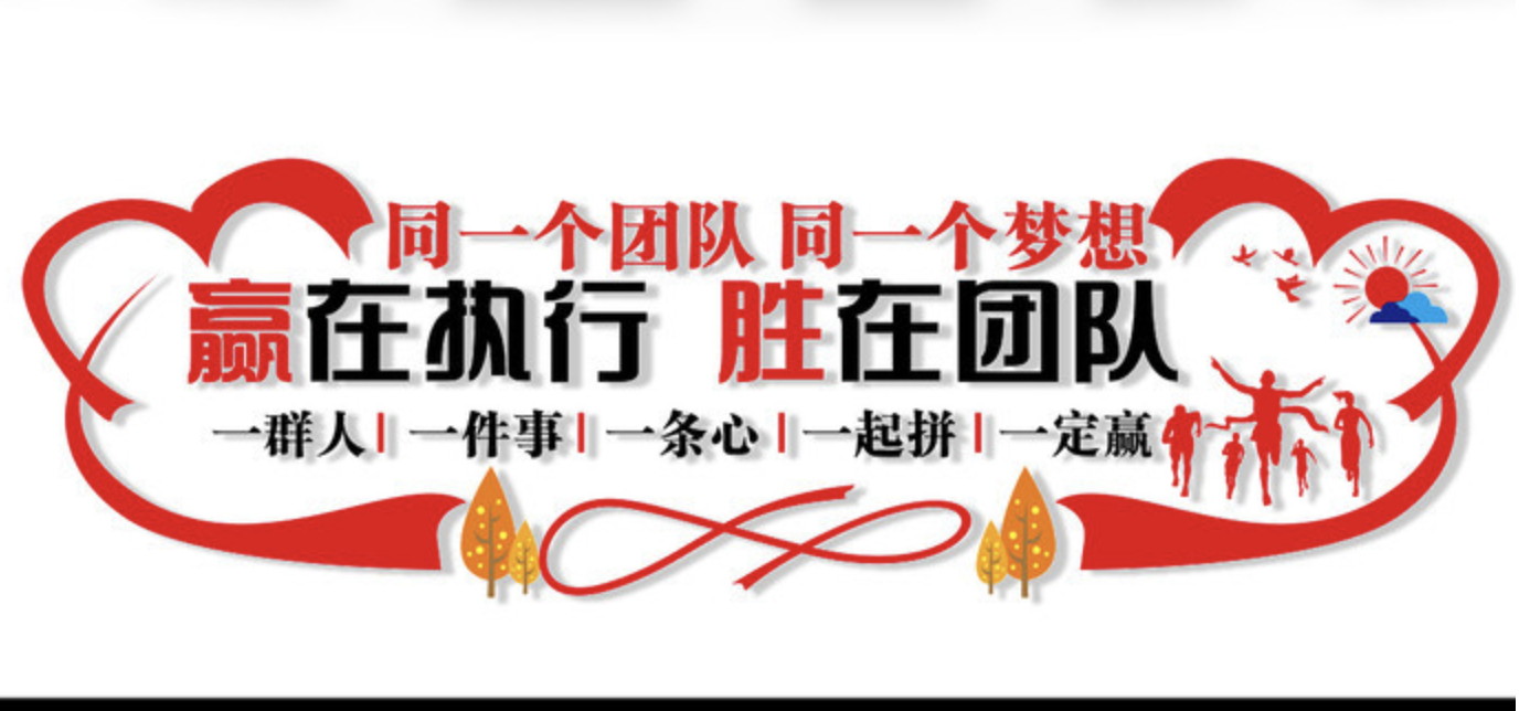 企業(yè)激勵(lì)團(tuán)結(jié)標(biāo)語文化墻
