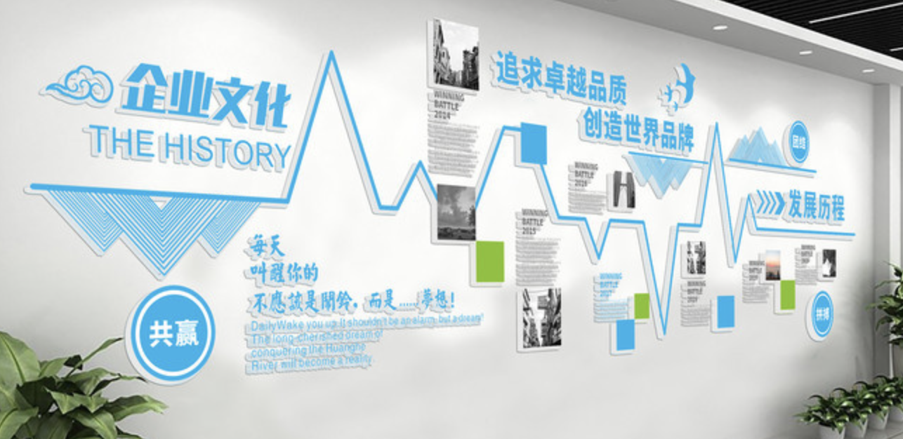 高端大氣創(chuàng)新企業(yè)辦公室文化墻設(shè)計(jì)(圖4)